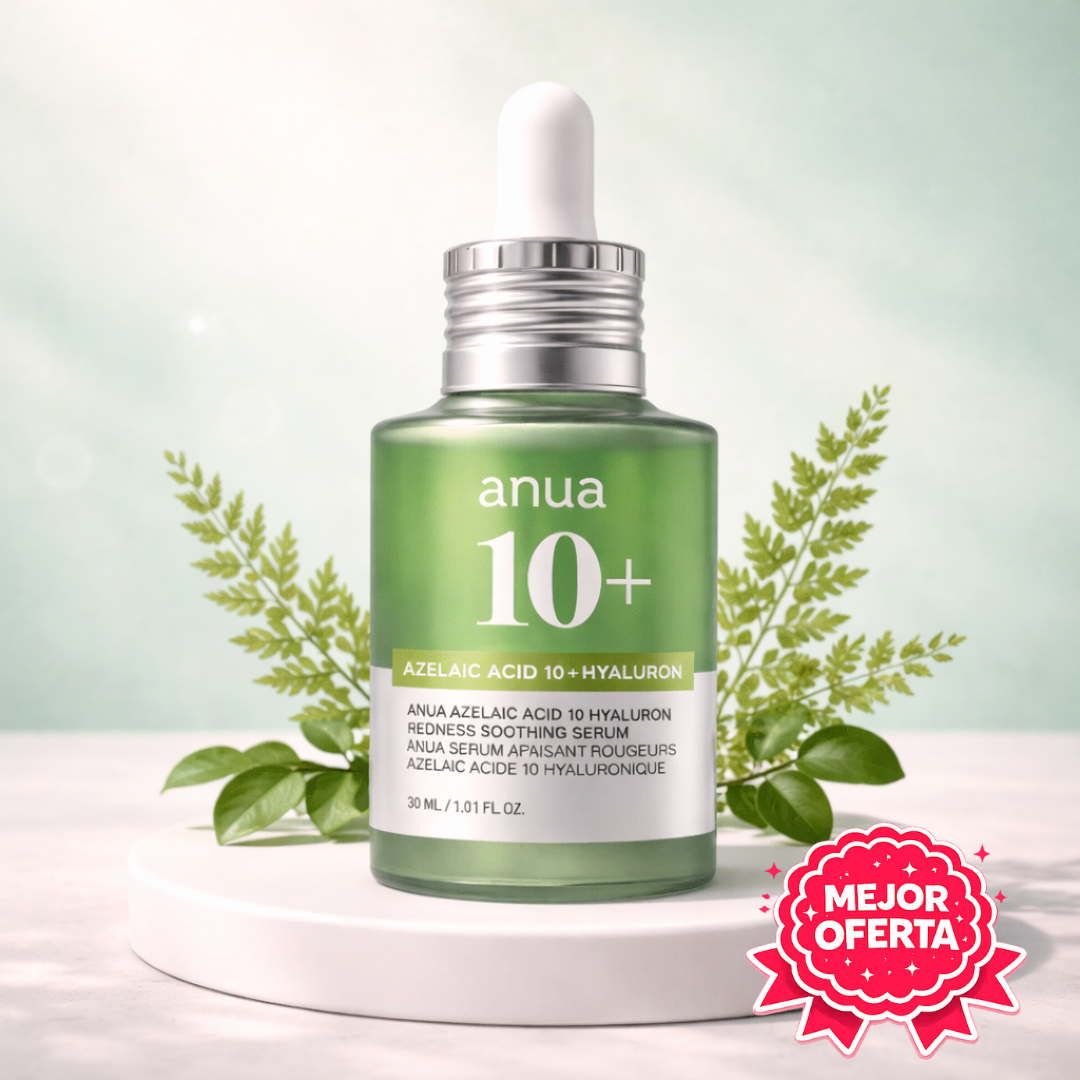 Anua Ácido Azelaico 10+Hialurónico: Calma, hidrata y Rejuvenece